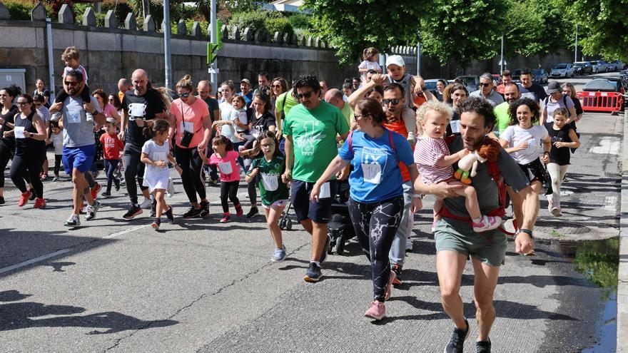 Familias a la carrera en Vigo