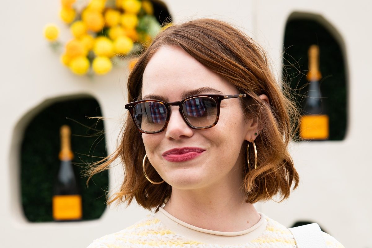 Emma Stone con corte carré