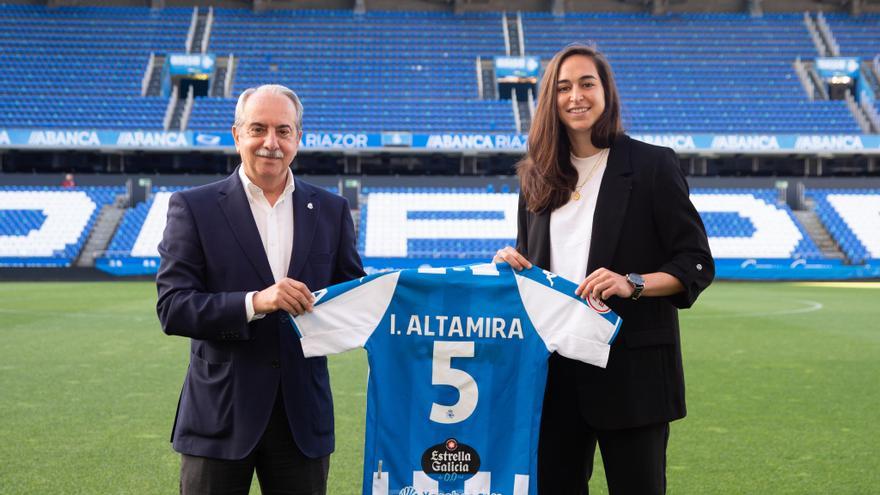 La futbolista de Ibiza Inés Juan renueva con el Depor hasta 2024