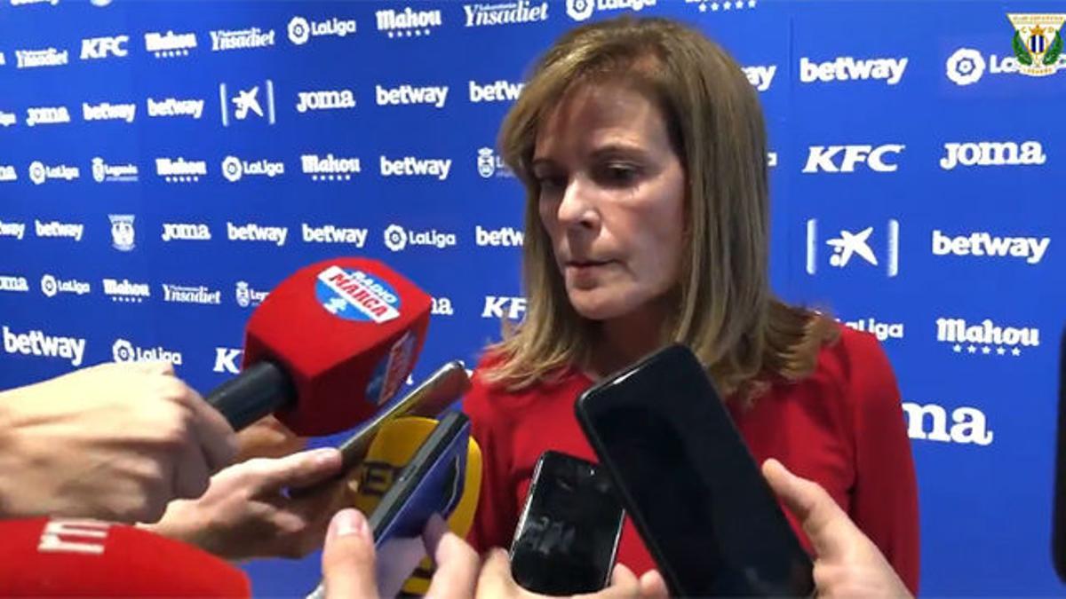 La presidenta del Leganés, indignada con el VAR: "Vamos a solicitar que se repita el partido"