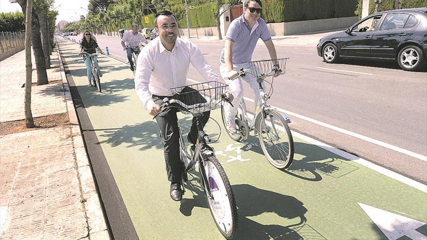 Benlloch ampliará la red de carriles bici para un Vila-real más sostenible