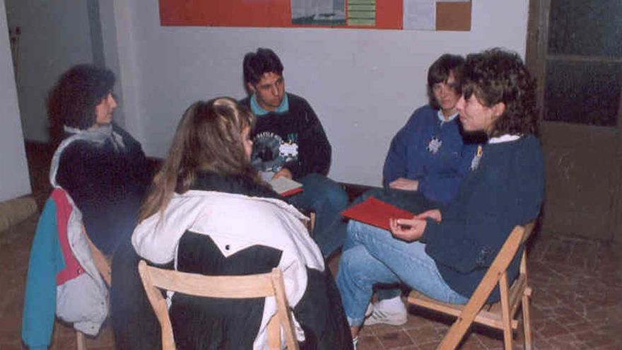 Els socis i voluntaris feien ells mateixos els primers cursos de directors - Arxiu CAE