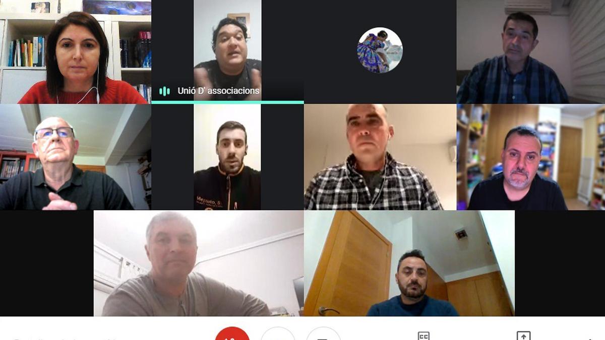 Reunión telemática entre comisiones y ayuntamiento