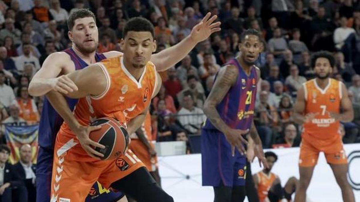 El Valencia cayó ante el Barcelona en su último partido de Euroliga