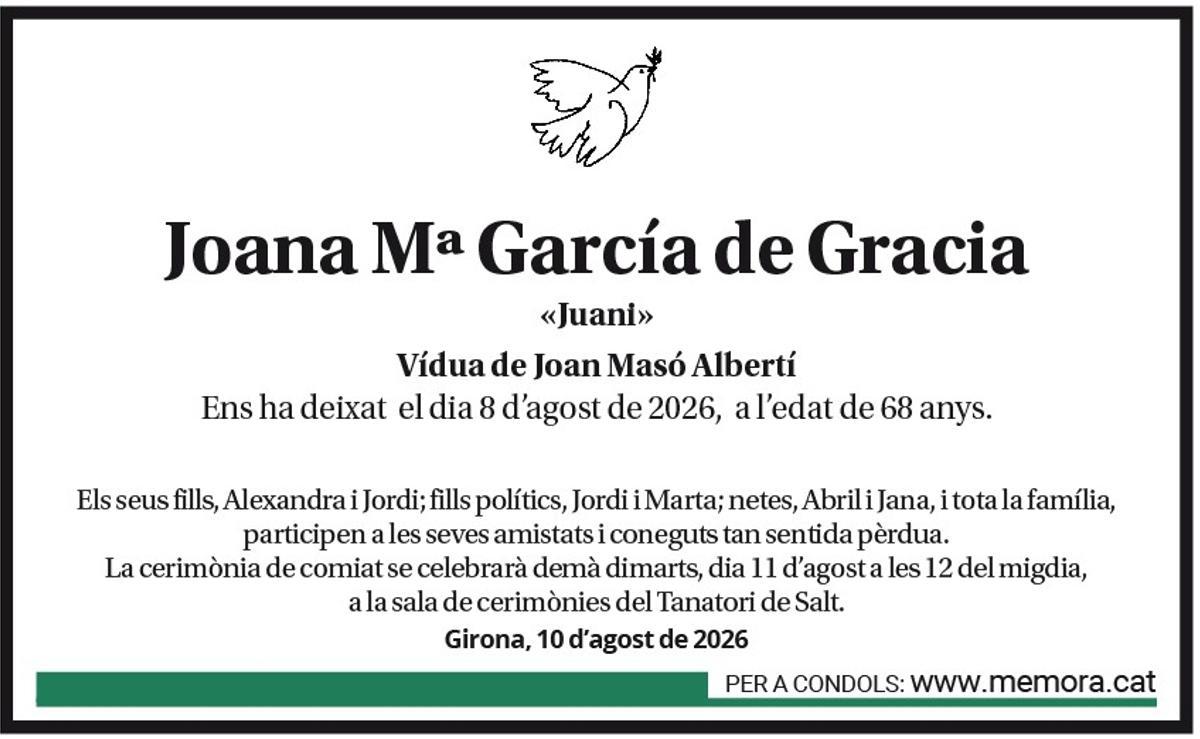 Joana Ma García de Gracia