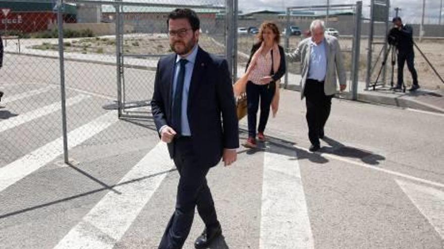 Aragonès, amb Capella i Maragall, a la presó d&#039;Estremera