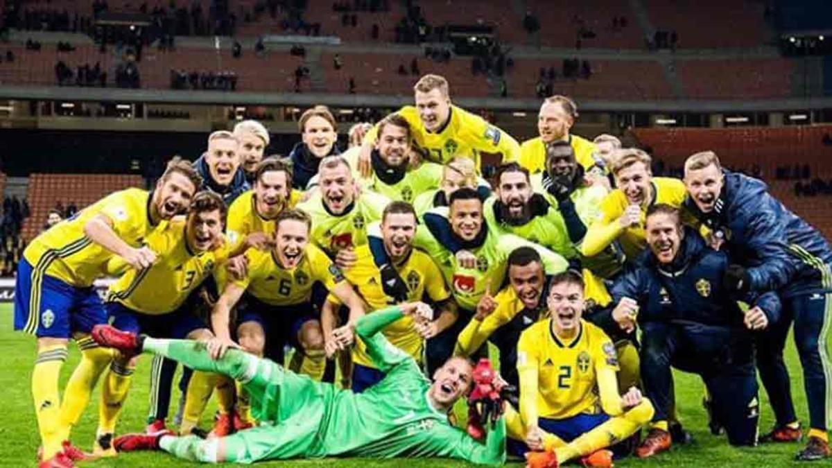 Ibrahimovic celebró la clasificación de Suecia ante Italia