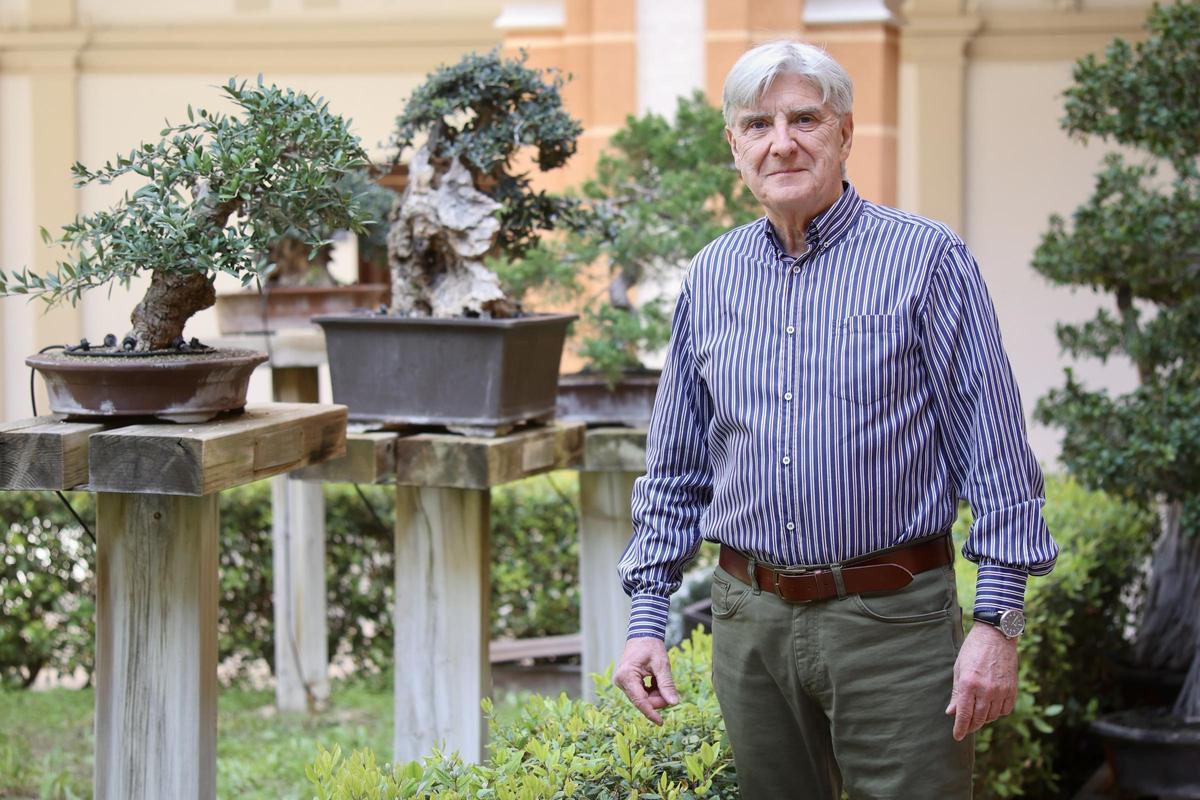 David Marsh, experto en bilingüismo, ayer en la Universidad Católica San Antonio.