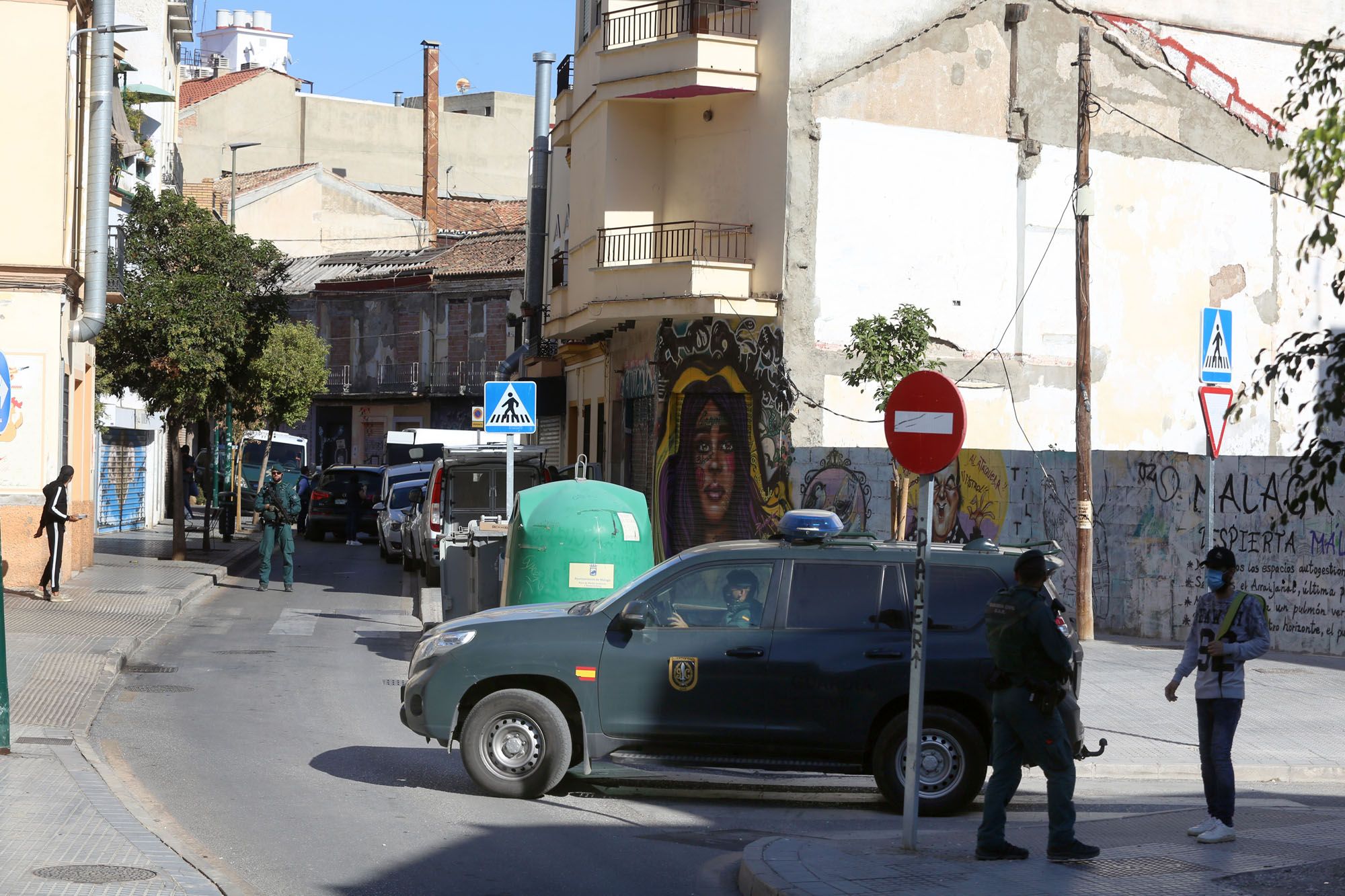 Las imágenes de la operación de la Guardia Civil en Lagunillas