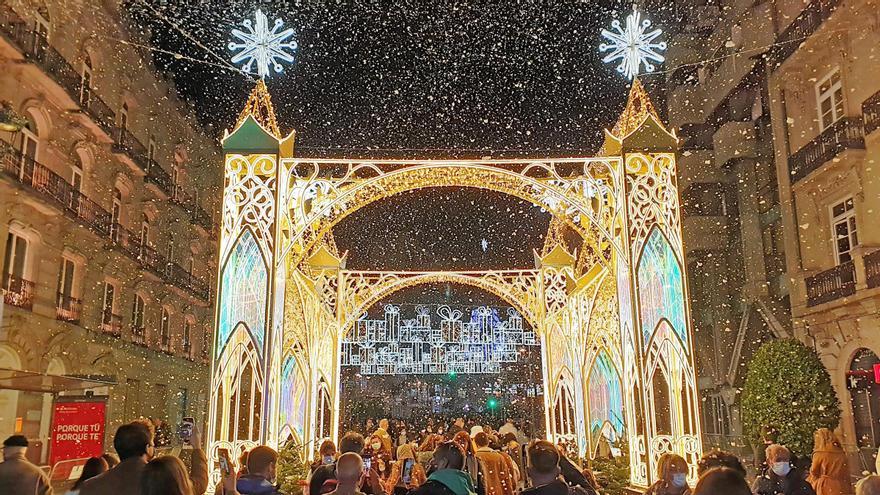 Vigo brillará por partida doble el día del encendido de las luces de Navidad