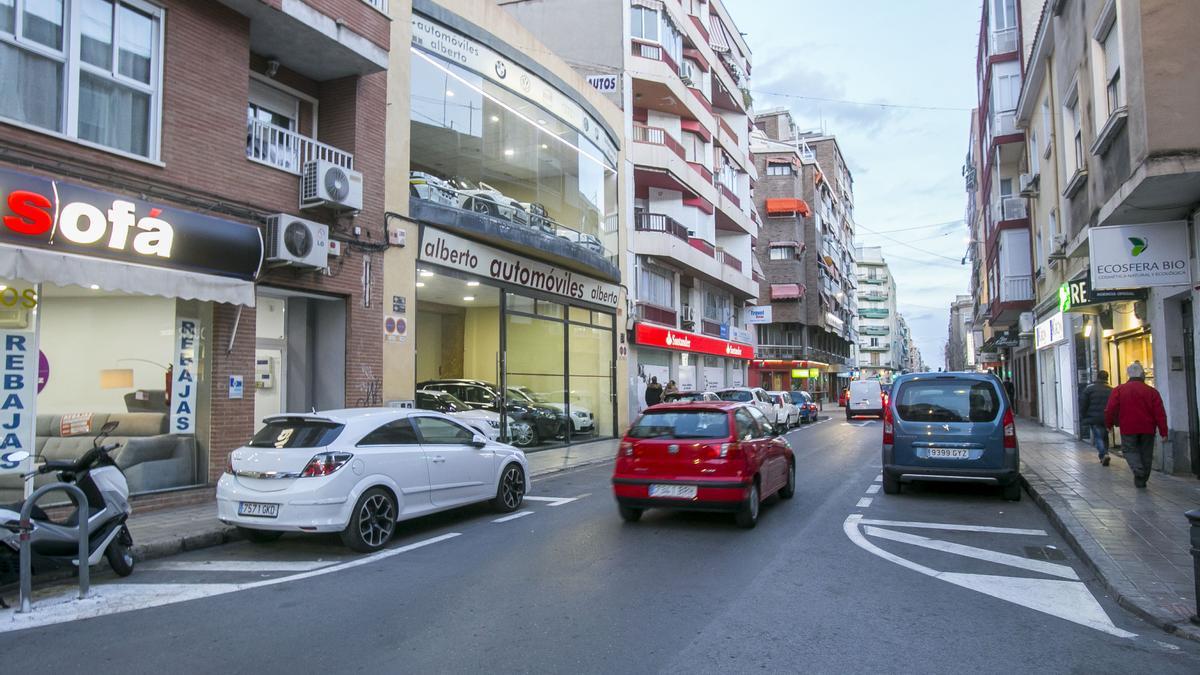 Unas de las calles afectadas por la nueva zona de regulación será Jaime Segarra