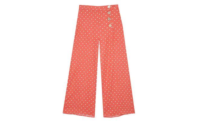 El pantalón 'culotte' de topitos, de Stradivarius