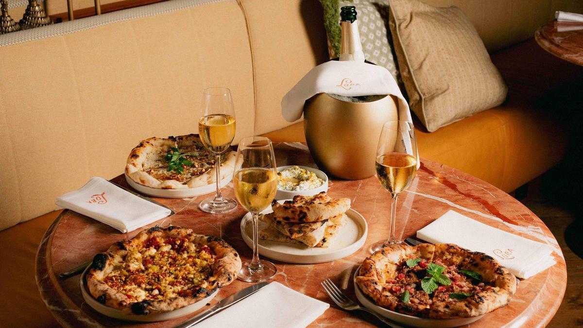 Platos del 'brunch' dominical del restaurante Lora.