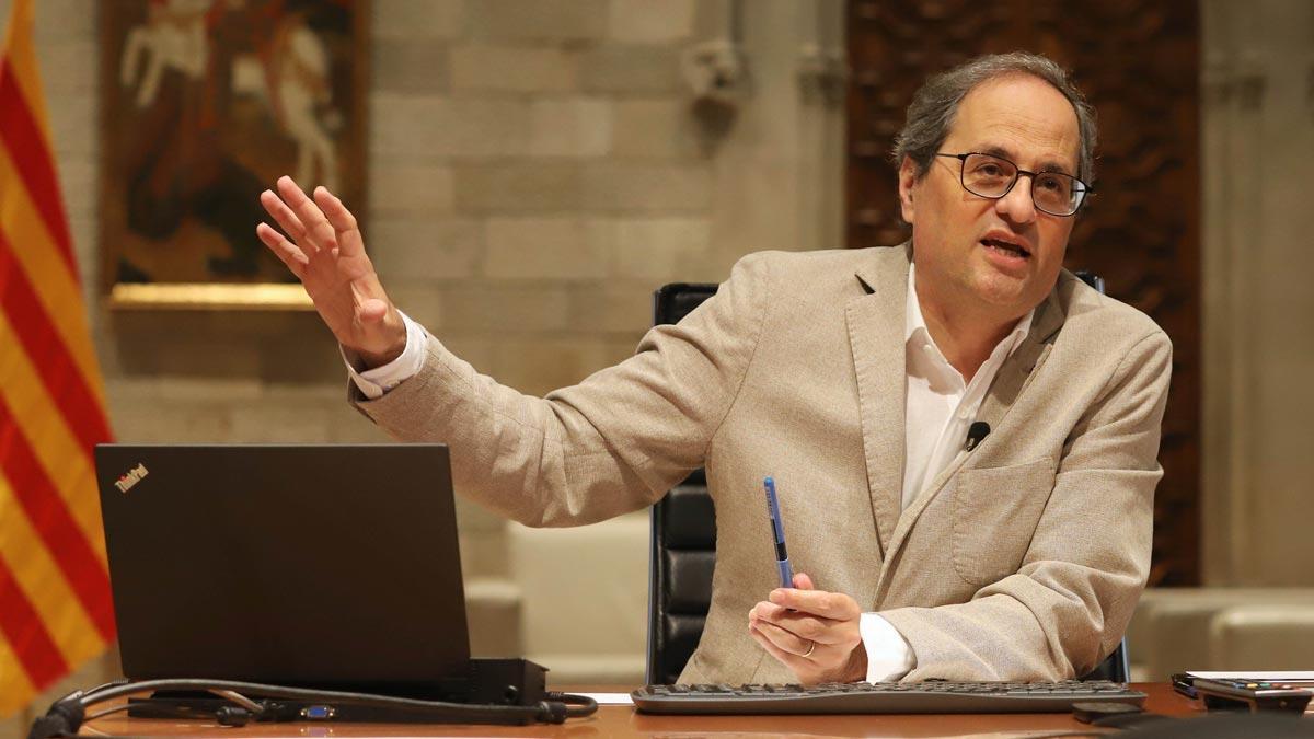 Torra exige acceder a 15.000 millones para evitar la 'asfixia' de Catalunya