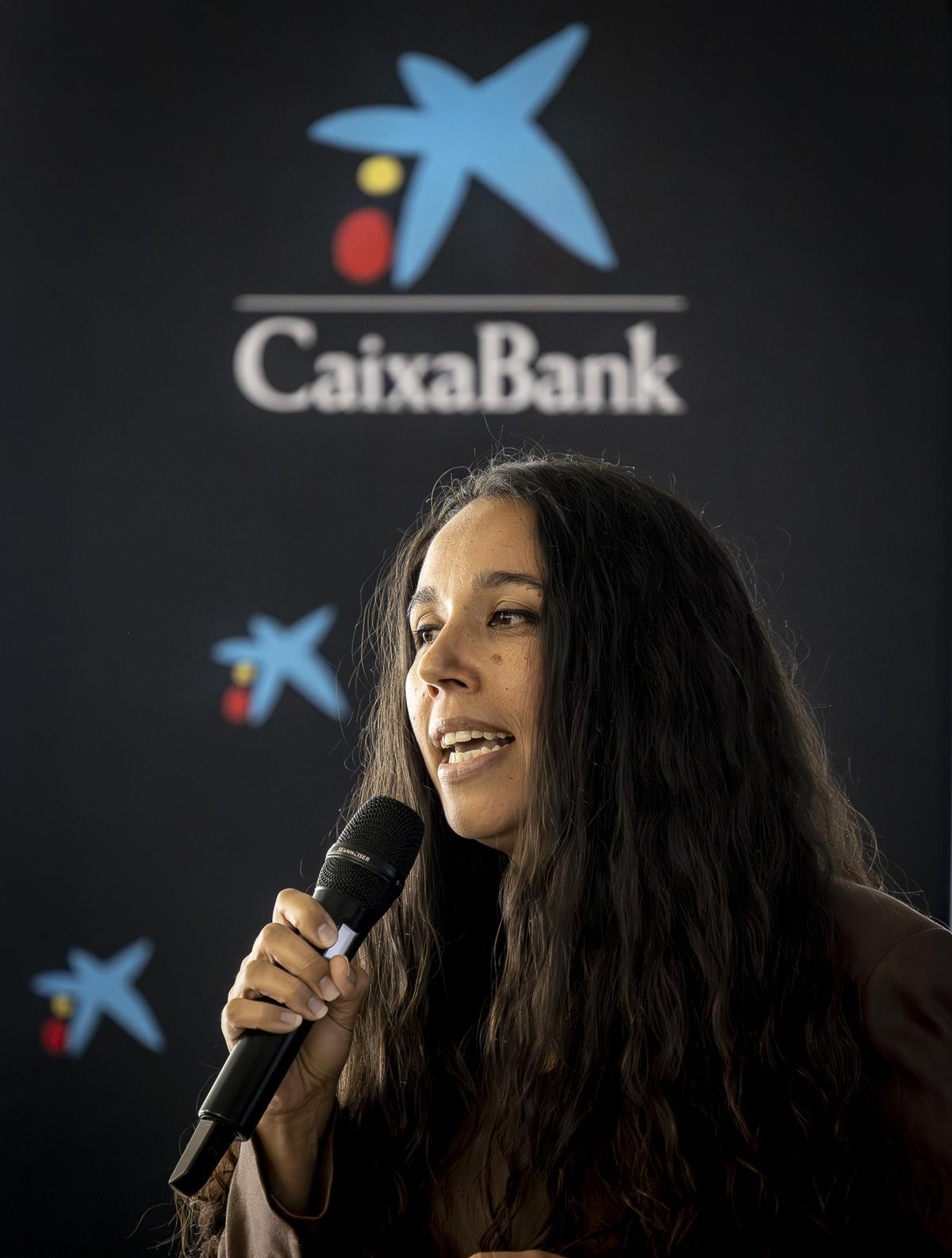 La ganadora del Premio EmprendeXXI de Extremadura, Beatriz Briegas.