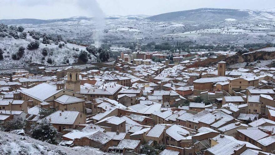 Aviso amarillo por nevadas en varias zonas de Teruel