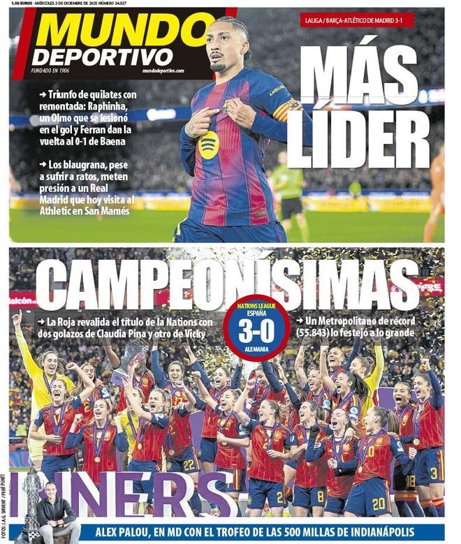 Las portadas de la prensa deportiva de hoy