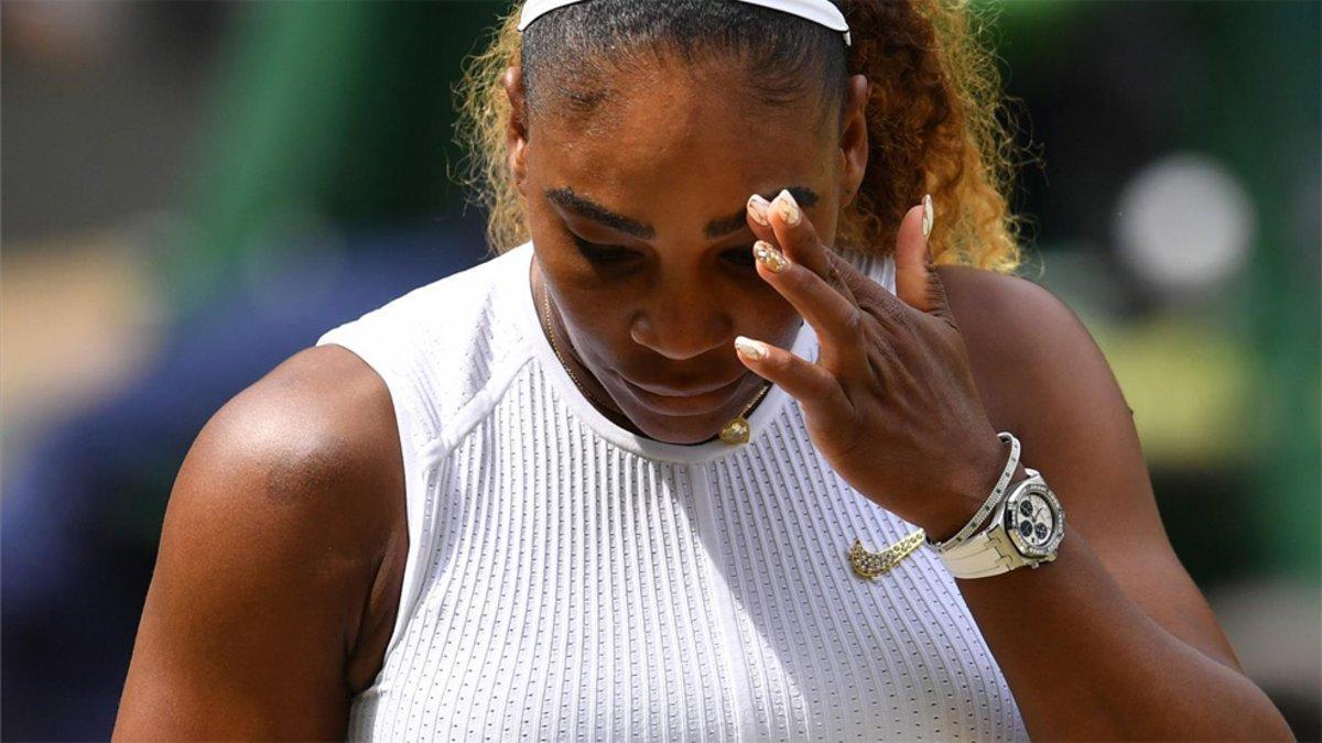 Serena se vio superada en la final ante Halep