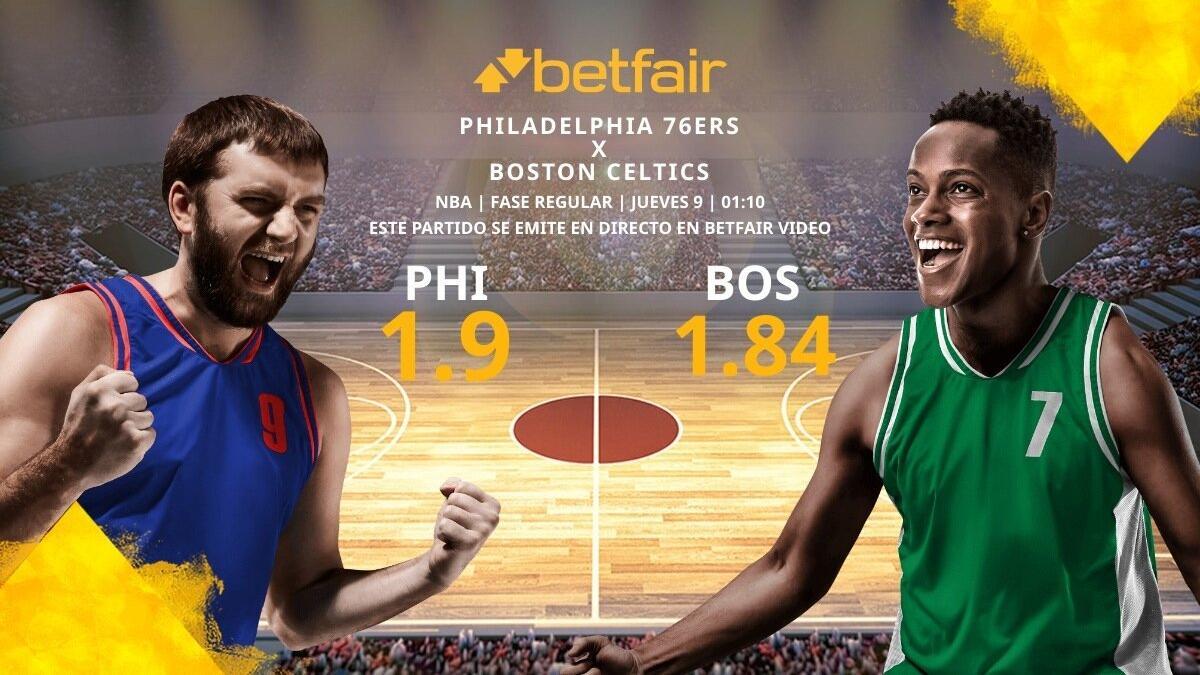 Philadelphia 76ers vs. Boston Celtics: horario, TV, estadísticas, clasificación y pronósticos