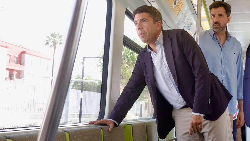 Mazón xifra en 265 milions els fons destinats a recobrar la mobilitat en les zones afectades per la dana