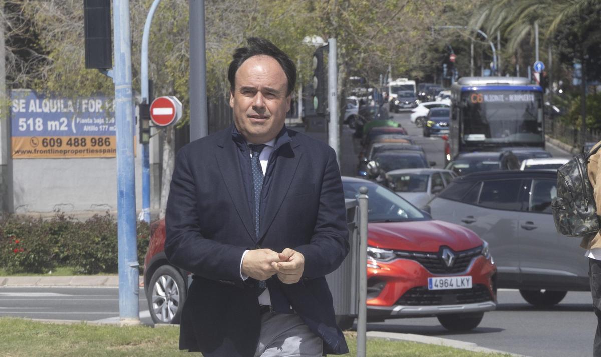 Pérez Llorca, ayer en Alicante.
