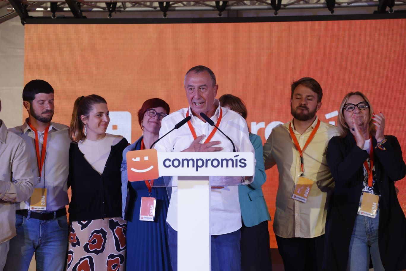 Baldoví comparece ante los medios tras el resultado electoral