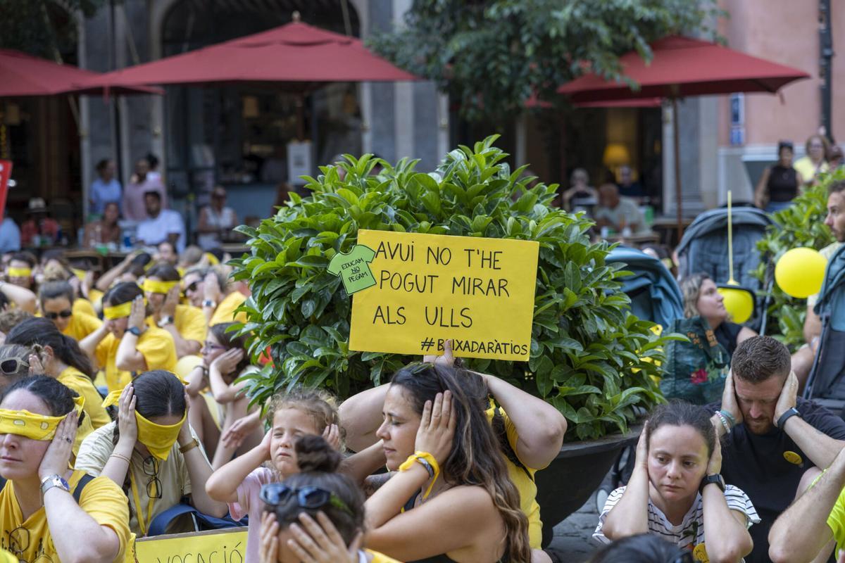 La manifestación del sector educativo 0-3 en imágenes