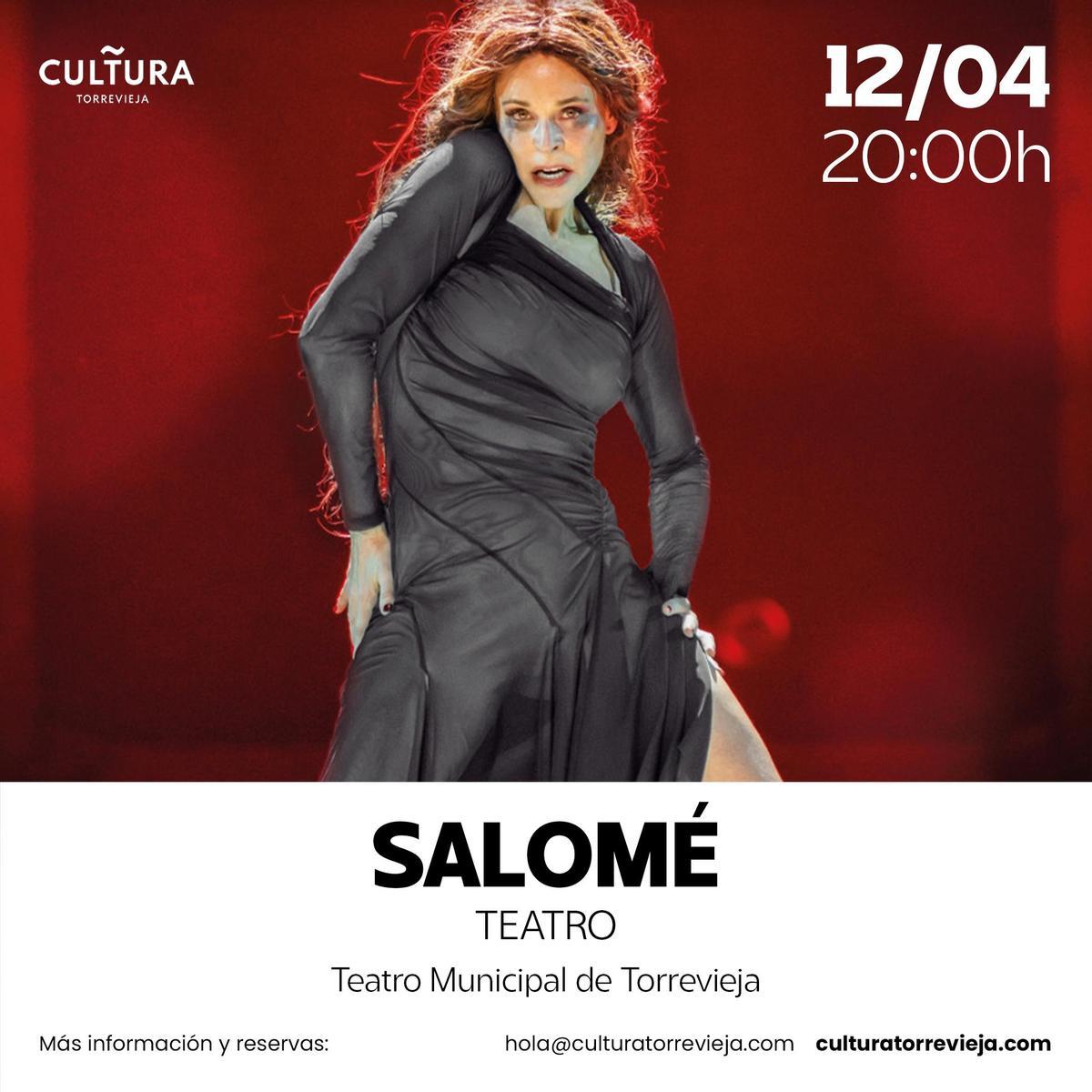 Salomé con Belén Rueda como protagonista este viernes en el Teatro Municipal