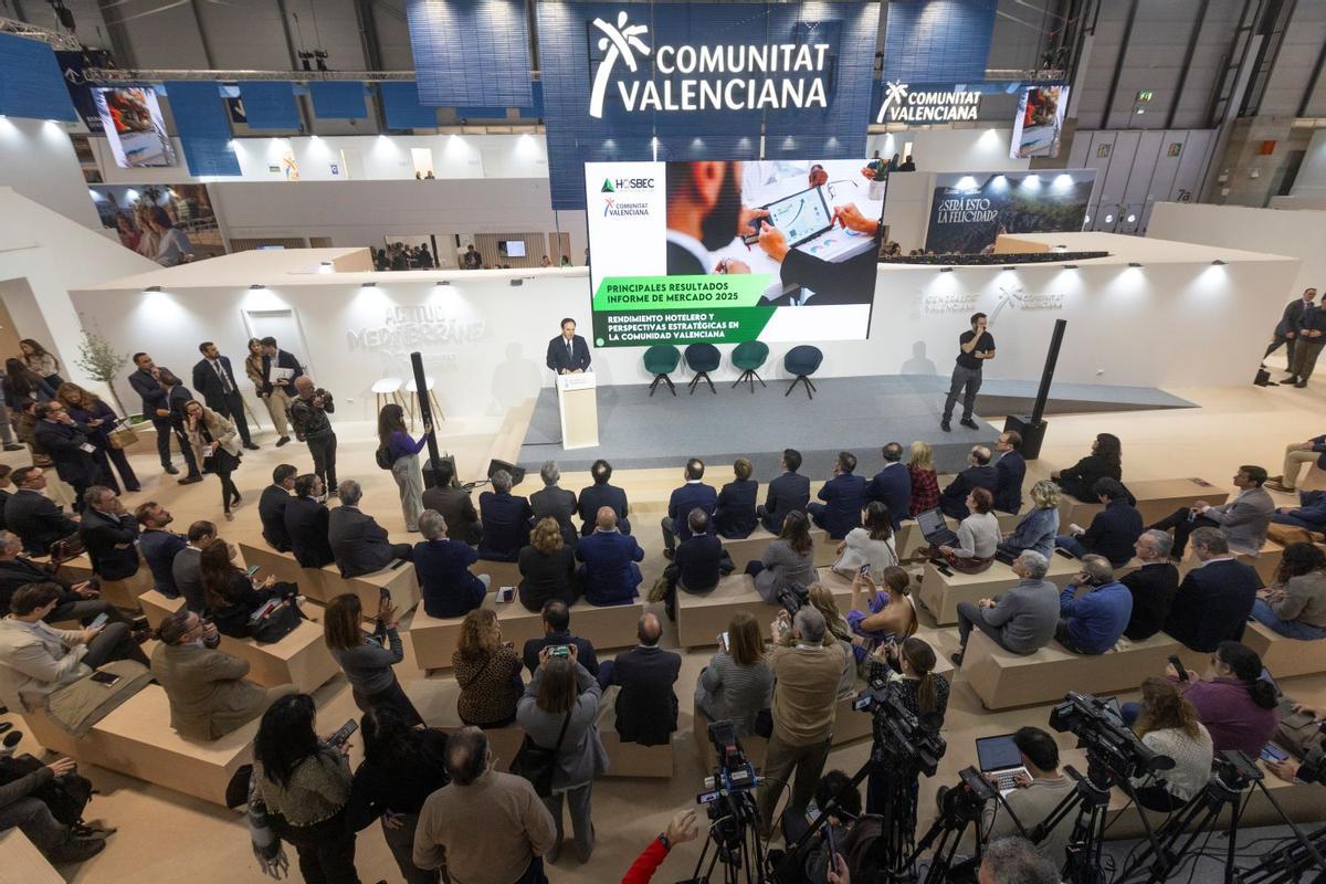 Juanfran Pérez Llorca, durante una presentación en Fitur.