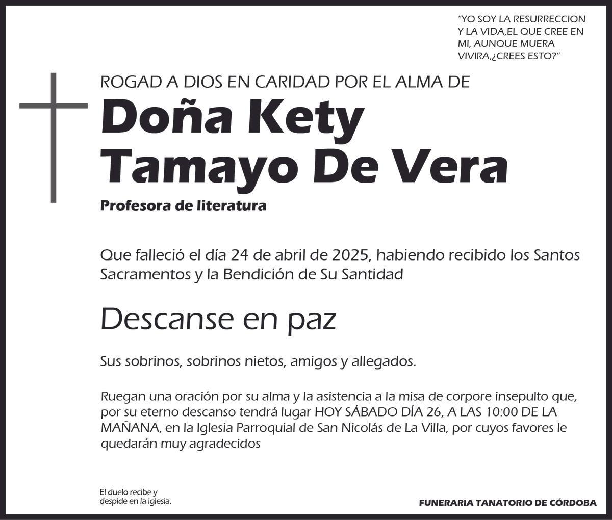 Kety Tamayo De Vera
