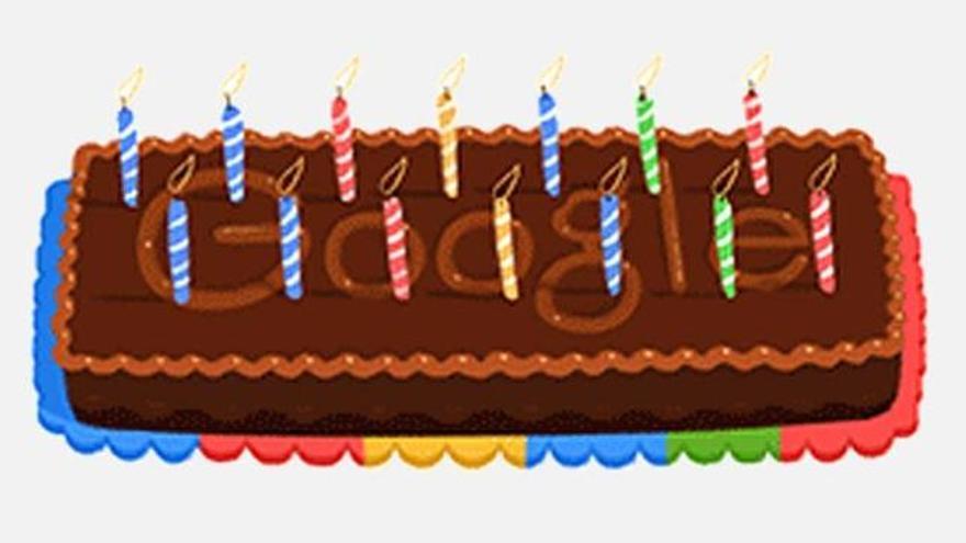 Google sopla 14 velas