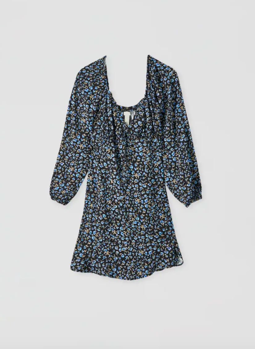 Vestido estampado de Pull&Bear