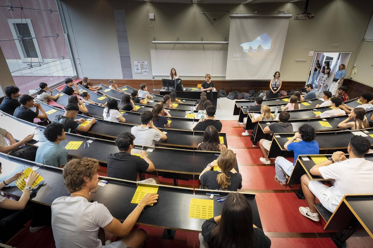 Primer día de selectividad 2025 en Catalunya.