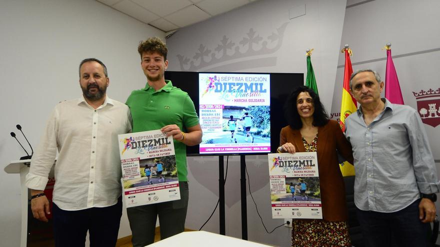 Participar en &#039;Los diez mil&#039; de la Vinosilla de Plasencia ayudará a las personas con autismo