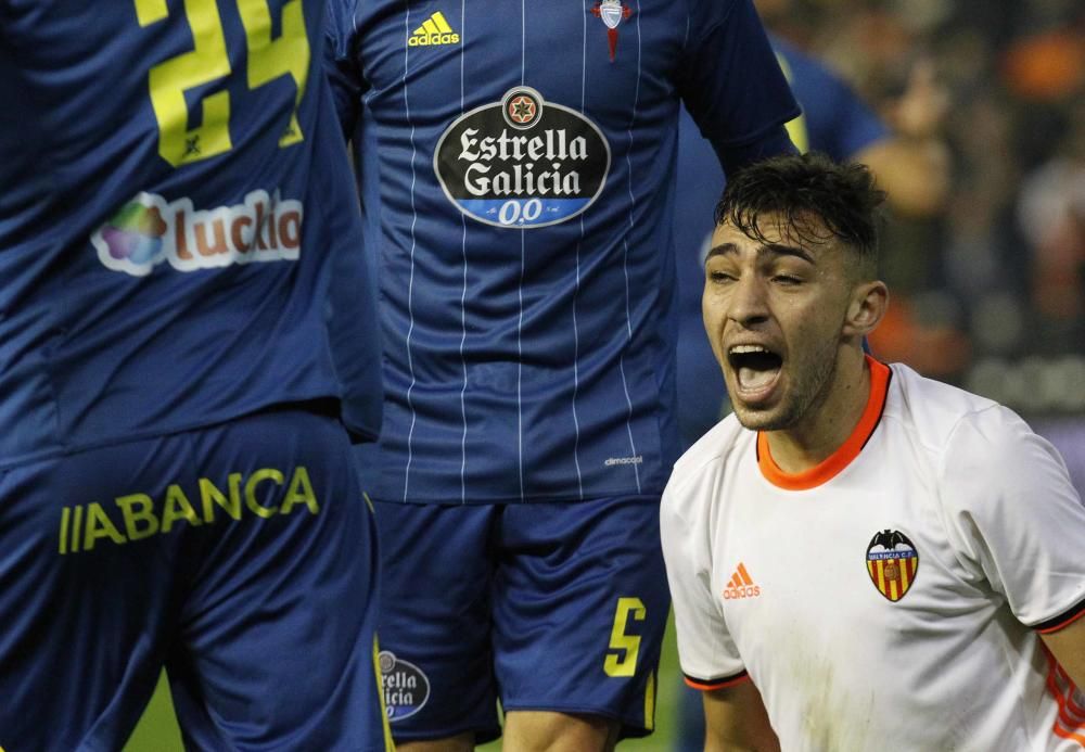 Las mejores imágenes del Valencia - Celta de Copa