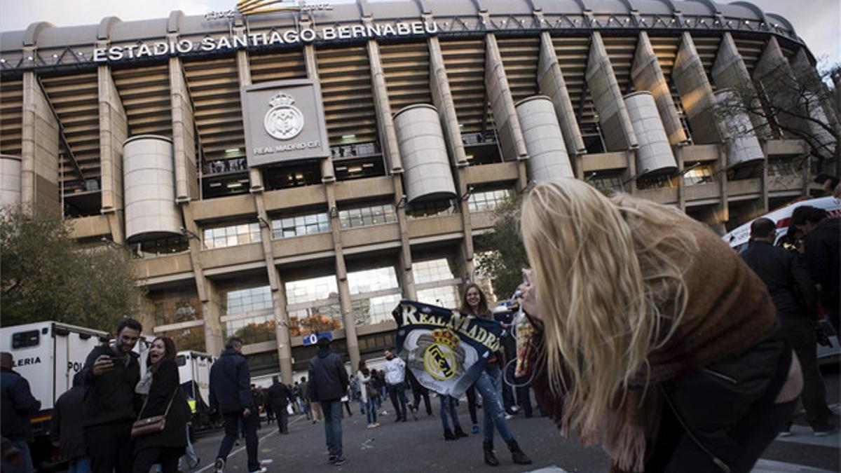 El estadio Santiago Bernabéu