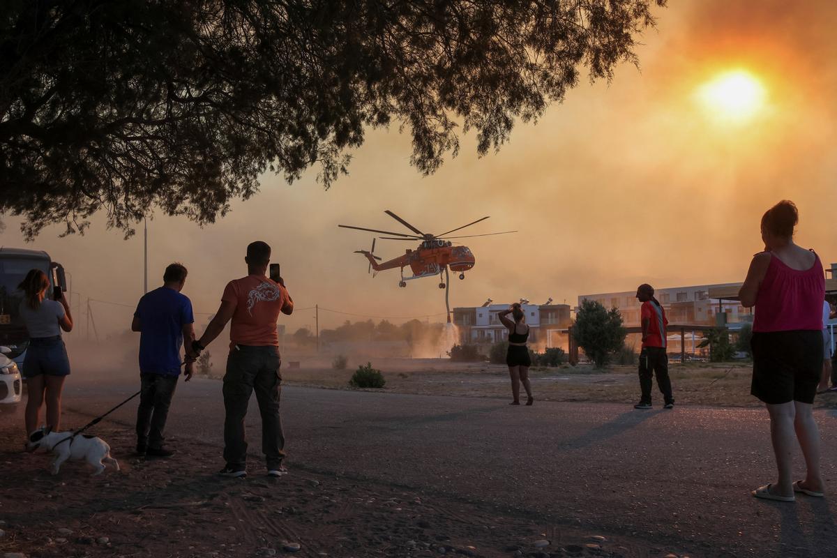 Los incendios forestales se han desatado en Grecia