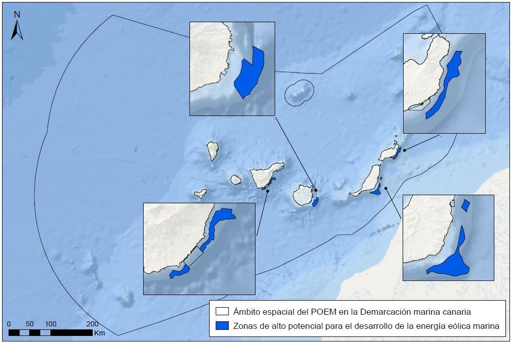 El mapa de la energía eólica marina: estas son las zonas en las