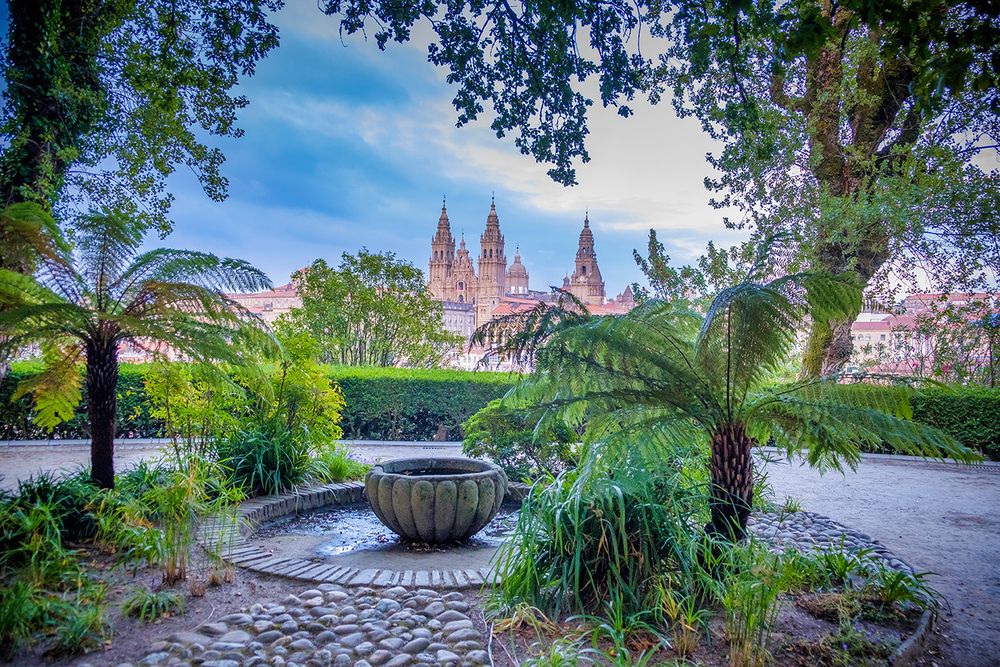 Vista de la Catedral desde el parque de la Alameda