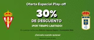 Vive toda la emoción del play-off disfrutando de los contenidos de LA NUEVA ESPAÑA a un 30% de descuento