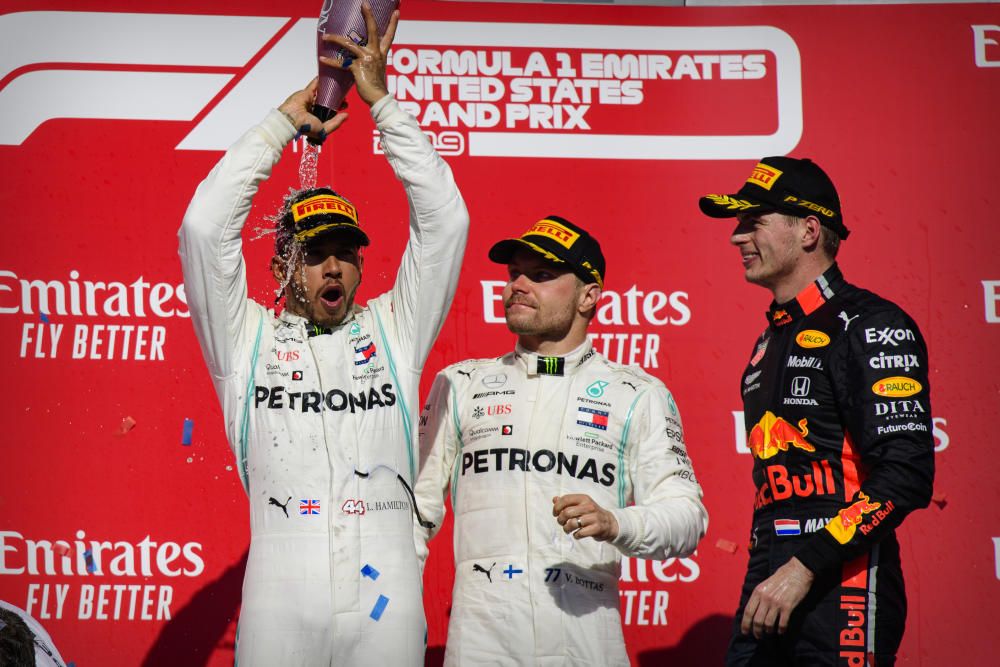 Lewis Hamilton celebra su séptimo título mundial