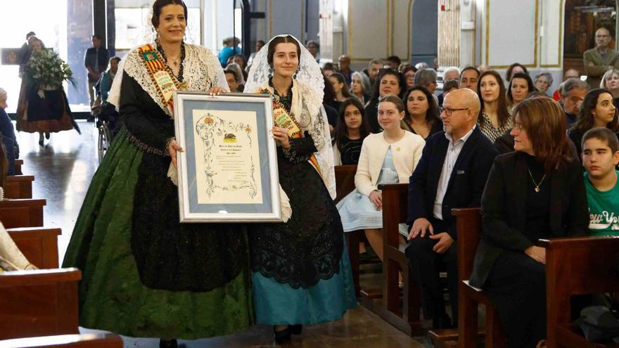 Nombramiento de la Virgen de Lledó como presidenta de honor de la gaiata 10