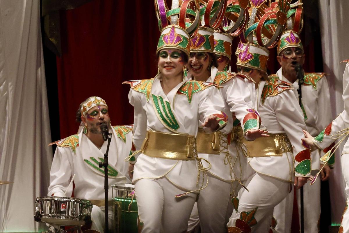La segunda jornada dle concurso de charangas en Gijón, en imágenes