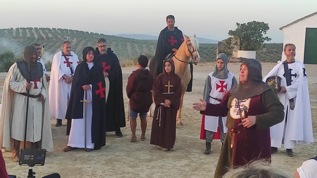 Recreación en el entorno del cortijo de Salvanés.