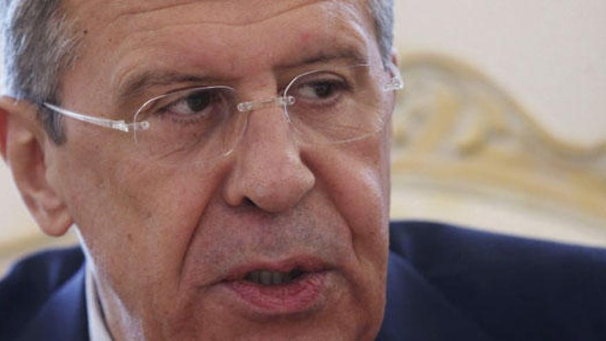 El ministro de Exteriores ruso, Serguéi Lavrov.