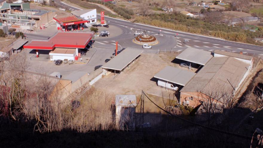 Zona del Bajo Adarve donde está prevista la construcción del aparcamiento.