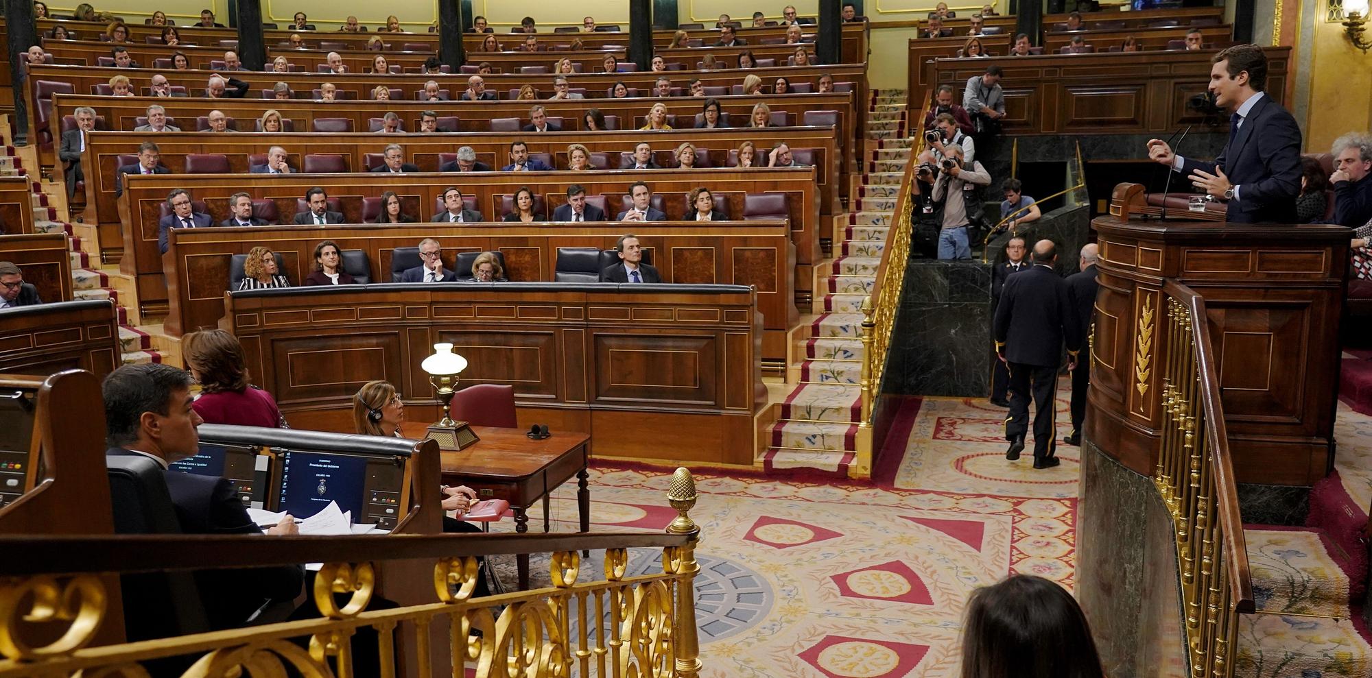 Sesión de control en el Congreso de los Diputados