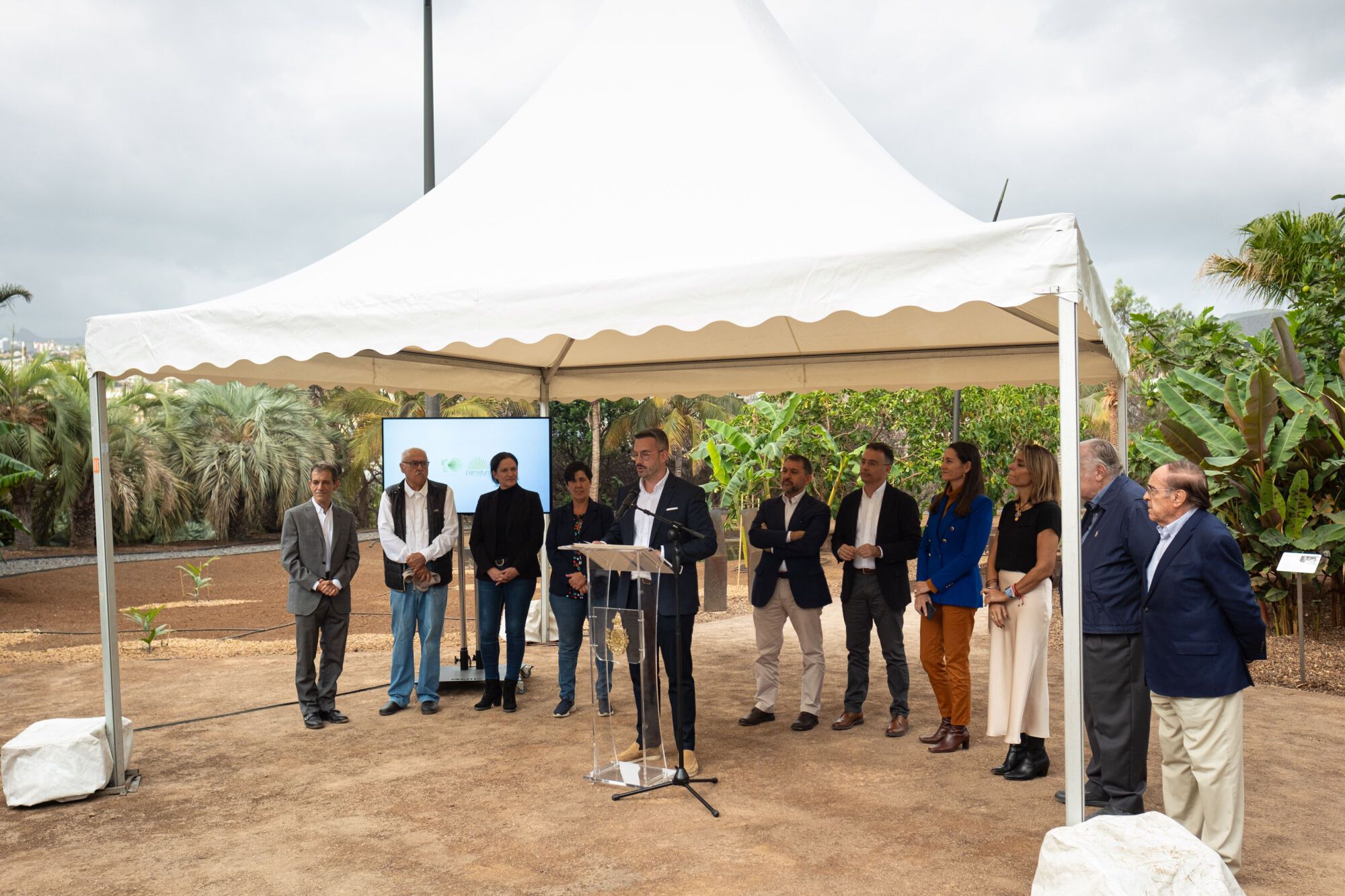 Nueva zona de observación de aves en el Palmétum