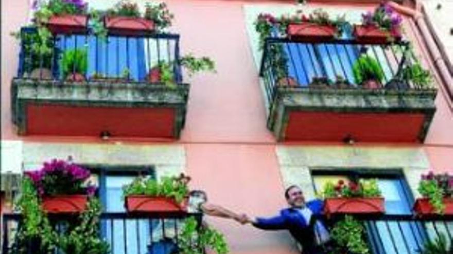 Un ´jardín vertical´ para embellecer los balcones del centro