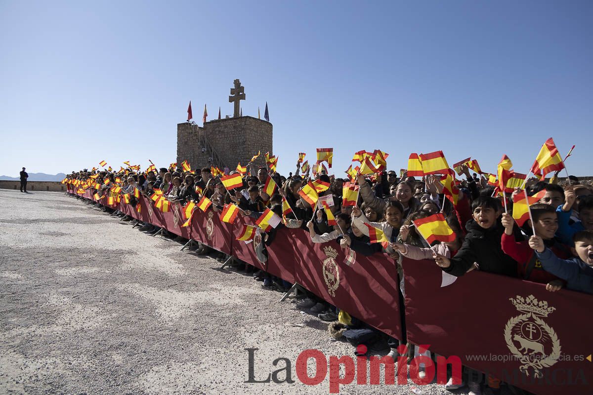 Visita de los reyes de España a Caravaca (explanada de la Basílica)